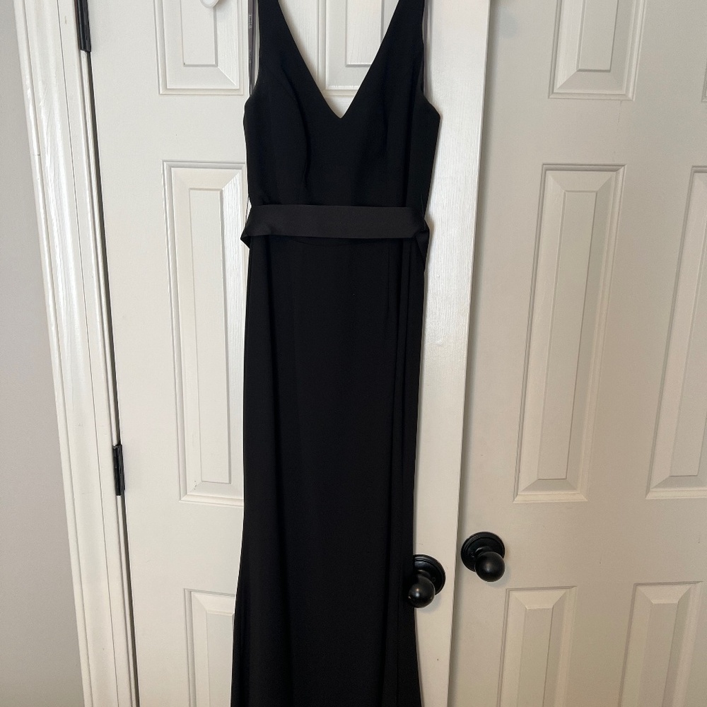 Black maxi dress